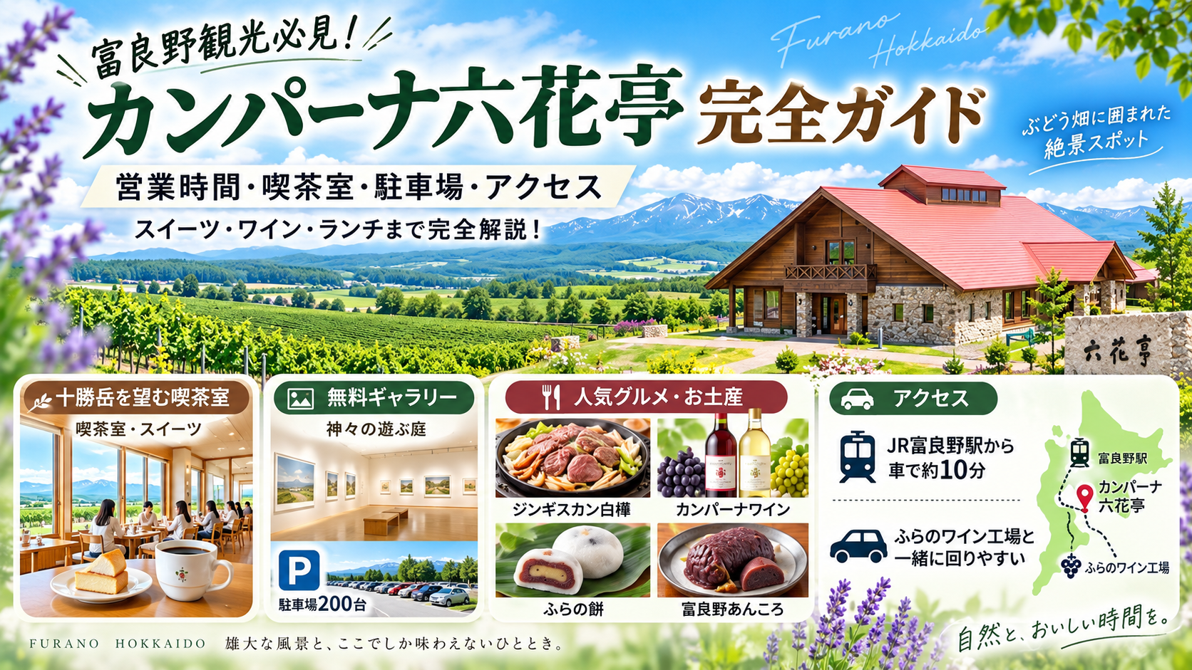 カンパーナ六花亭完全ガイド｜営業時間・喫茶室・駐車場・グルメ・お土産・アクセス